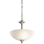 Kichler Lighting 43641NI Jolie 2 Inverted Pendant Brushed Nickel New. Fixed Price $119.99.