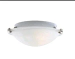 Volume Lighting V7020 Nickel Single 10"W Flush Mount Bowl Ceiling Fixture. Fixed Price $19.00.