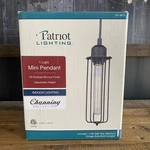 Patriot Lighting Channing Oil-rubbed Bronze Mini Pendant Industrial Cage Wire. Fixed Price $19.00.