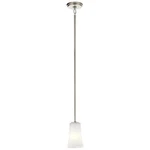New Kichler Armida 43077CH Mini Pendant 1 Light Satin Etched Cased Opal Glass. Fixed Price $89.99.
