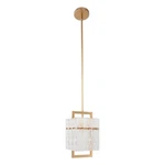 Yansun 7" 1-LIGHT Gold Pendant With Seeded Glass Shade For Kitchen Island. Fixed Price $31.99.