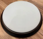 Used Hampton Bay Withers 13IN Light Oil-rubbed Bronze Led Flush Mount. Fixed Price $9.50.