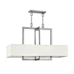 Hinkley Lighting 4 Hampton Chandelier, Antique Nickel - 3218AN. Fixed Price $1549.00.