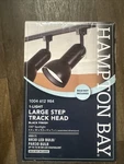 Hampton Bay Large Step Track Head 1004 612 984 - Black Finish. Fixed Price $15.00.