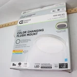 Commercial Electric Led Flush Mount Ceiling Light Fixture White 9" 1005 682 971. Fixed Price $20.37.