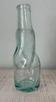 Kalalou Recycled Light Green/aqua Glass Bottle With Twisted Sculptural Shape. Fixed Price $30.77.