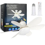 Socket Fan Light, 20.5IN Bulb With Remote Dimmable, Screw An.... Fixed Price $34.58.