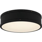 Quoizel QFL5224 Ahoy 16"W Flush Mount Drum Ceiling Fixture - Black. Fixed Price $329.99.