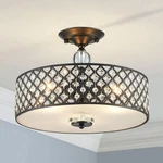Saint Mossi Semi Flush Mount Ceiling Chandelier, Modern K9 Crystal Li.... Fixed Price $142.39.