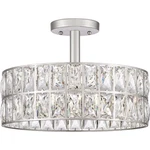Coffman 3 Light Semi-flush Mount 10 Inches High-polished Nickel Finish. Fixed Price $339.99.