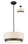 Jade 3-LIGHT Pendant In Factory Bronze. Fixed Price $308.00.