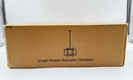 6LIGHT Black Chandelier, Farmhouse Dining Room Fixture, Large Modern Ch.... Fixed Price $40.38.