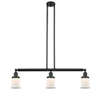 Innovations Small Canton 3-LT Island, Black/white 213-BK-G181S-LED. Fixed Price $748.00.