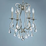 Crystorama Ashton 16" Wide 4-LIGHT Traditional Olde Silver Chandelier. Fixed Price $318.40.