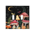 Mushroom Forest Double Toggle Light Switch Cover 2 Gang Wall Plate Decorative.... Fixed Price $17.48.