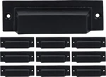 New A29 Iron Pull Black Powder Coat, Cabinet (set Of 10). Fixed Price $48.95.
