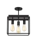 Home Decorators Rollins 2-1 4-LIGHT Semi-flushmount & Pendant Convertible 13IN. Fixed Price $94.80.