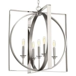 Inman 5-LIGHT Polished Nickel Pendant With Satin Accents By Progress L.. Fixed Price $154.42.