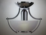 Volume Lighting Durango 1-LIGHT Brushed Nickel Interior Semi-flush Mount. Fixed Price $47.45.