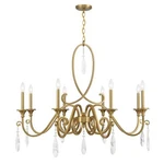 Savoy House Fairchild 8-LIGHT Chandelier, Warm Brass 1-2702-8-322. Fixed Price $1582.00.