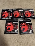 5 Sets Gamma Jet 16L Polyester Tennis String Red. Fixed Price $27.00.