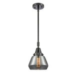 Innovations Fulton Light 7" Mini Pendant, Black/colorful 447-1S-BK-G173. Fixed Price $213.40.