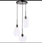 Living District LD2268BK Gene Light 17.3 Inch Black Pendant Ceiling. Fixed Price $199.95.