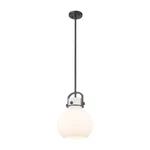 Innovations Newton Sphere 1-LT 10" Stem Pendant, Mb/mwg 410-1SM-BK-G410-10WH. Fixed Price $415.80.