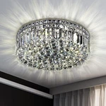 Ceenli 6 Lights K9 Crystal Flush Mount Chandelier Fixture Ceiling 20" Dia.. Fixed Price $313.00.