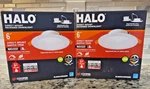 (2 Pack) Halo Rl 6" Led Canless Recessed Light Color Selectable 5-CCT Remodel. Fixed Price $28.99.