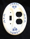 Pfaltzgraff Yorktowne Light Swich Duplex Plug Cover. Fixed Price $24.99.