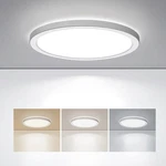 Led Flush Mount Ceiling Light, 9 Inch 18W 3000K/4000K/5000K Hardwire Fi.... Fixed Price $22.08.