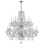 Crystorama 1139-CH-CL-MWP Traditional Crystal Chandelier Polished Chrome. Fixed Price $1798.00.
