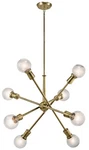 Kichler 43118NBR Armstrong 8-LIGHT Chandelier In Natural Brass. Fixed Price $539.99.