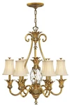 Hinkley Lighting Plantation 10 Chandelier Foyer, Brass Pineapple. Fixed Price $1299.99.