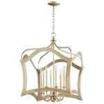 Cyan Design Milan Eight Light Pendant, Aged Silver Leaf - 06582. Fixed Price $1870.00.
