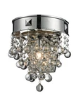 Z-lite Iluva 1 Light Chrome And Crystal Wall Sconce Orig $480. Fixed Price $95.99.