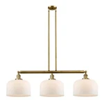 Innovations X-large Bell Light Island, Brass/matte White 213-BB-G71-L. Fixed Price $1038.40.