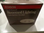 New! Edison Recessed Lighting Open Aperture Downlight Model# ET7000P 7-1/2" Dia. Fixed Price $19.99.