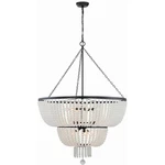 Crystorama 612-MK Rylee Light 32 Inch Matte Black Chandelier Ceiling. Fixed Price $1157.02.