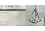 Kichler Layla 3 -light Brushed Nickel Modern/contemporary Chandelier. Fixed Price $99.87.