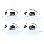 Halo Lt 5/6 In. Led Retrofit Module With Baffle Trim 5CCT 750LM (4 Pack). Fixed Price $25.60.
