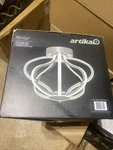 Artika Meridian 12 In. Modern Chrome Led Flush Mount Ceiling Light Fixture. Fixed Price $110.00.