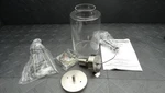 Home Decorators Collection Mini Pendant Light Brushed Nickel Clear Glass Shade. Fixed Price $8.99.