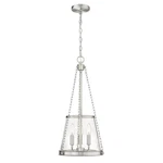 Z-lite 341P12-BN Light Prescott Pendant, Brushed Nickel. Fixed Price $95.00.