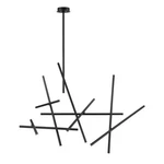 Eurofase Crossroads 18-LIGHT Led Chandelier, Black/frosted 36251-018. Fixed Price $4455.00.