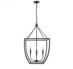 Millennium Lighting Kelsey 4-LIGHT 20 In. Matte Black Pendant Chandelier. Fixed Price $123.45.