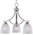 Maxim Lighting 11223FTSN Axis 3-LIGHT Down Chandelier Satin Nickel. Fixed Price $170.00.