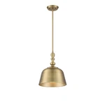 Savoy House Berg 1-LIGHT Pendant, Warm Brass 7-3751-1-322. Fixed Price $260.00.