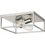 Progress Lighting P350200 Perimeter 12"W Flush Mount - Nickel. Fixed Price $114.99.